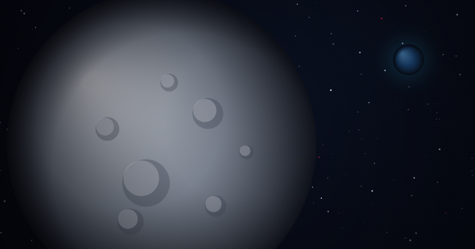 Konzeptaufnahme der Chang'e-7-Landeregion am Mond-Südpol.