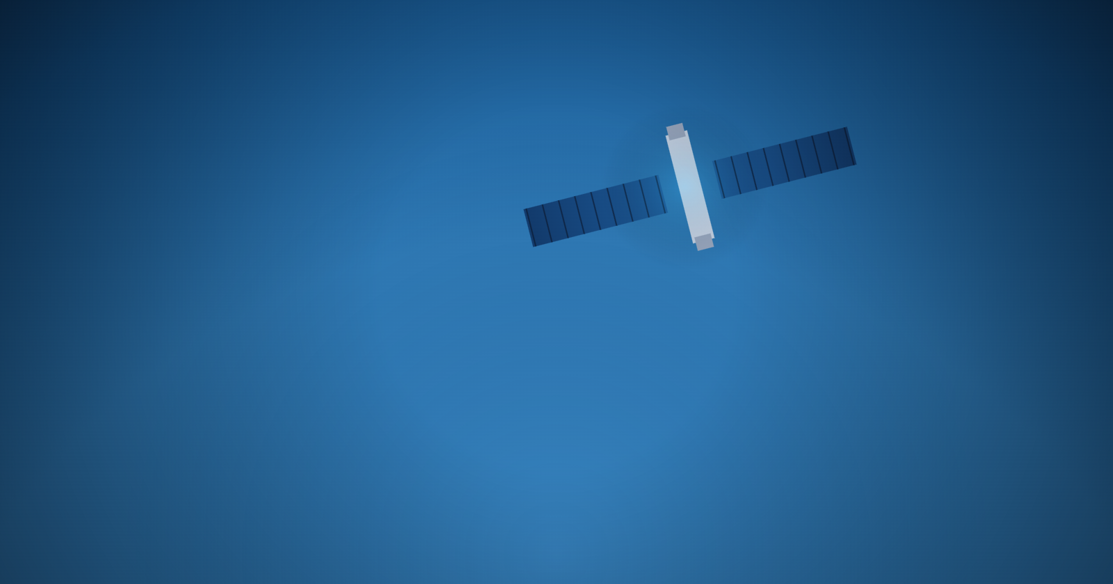 Blick auf die modulare Raumstation Tiangong im Orbit.